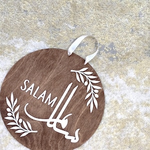 Salam Sign-Door Wreath