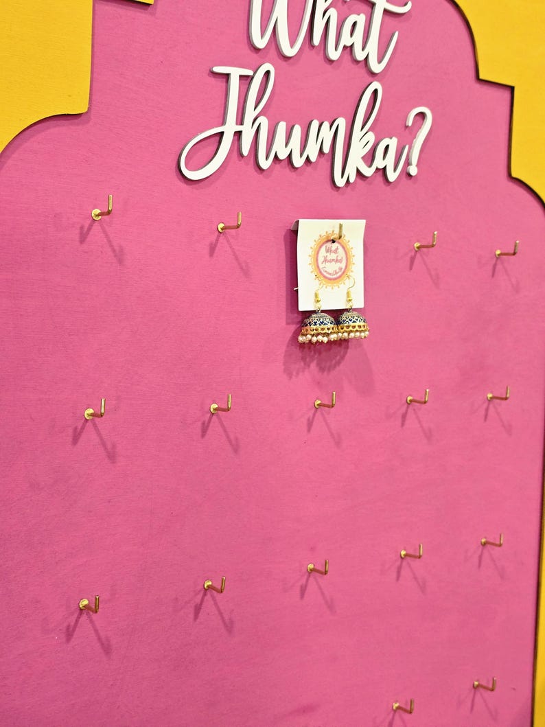 Jhumka Wall-What Jhumka-Earring-Mehndi-Dholki Sign image 3