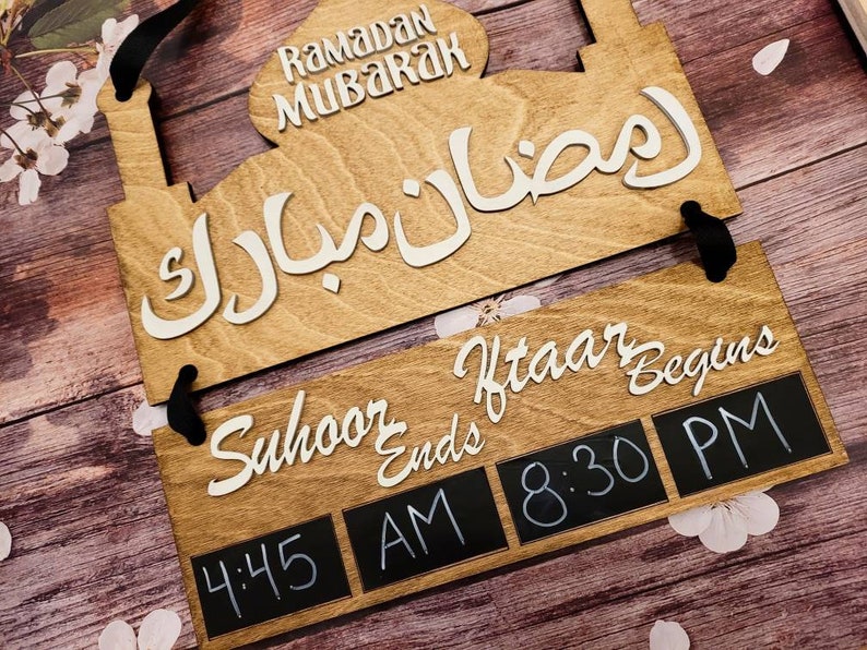 Beautiful Ramadan Calendar-Eid Mubarak-chalk image 3