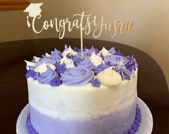 Graduation Cake Topper - Personalized Cake Topper