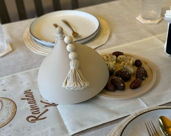 3D Printed Dome inspired Lidded Tray-Ramadan-Eid Tray-Kajoor Date Tray