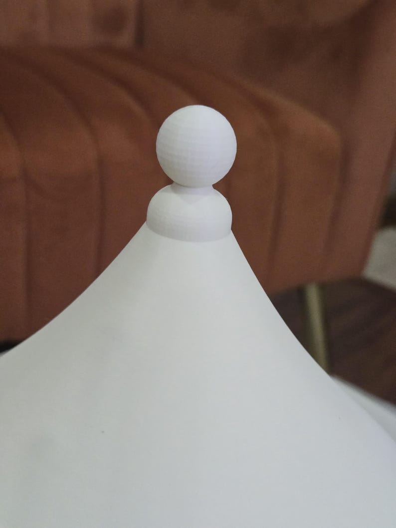 3D Printed Dome inspired Lidded Tray-Ramadan-Eid Tray-Kajoor Date Tray image 8