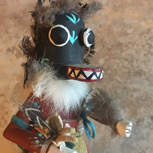 Kachina Nataska Dancer Kachina Doll Signed 8&quot; Hand Carved/Painted Original Signed D. Lee Southwest Art