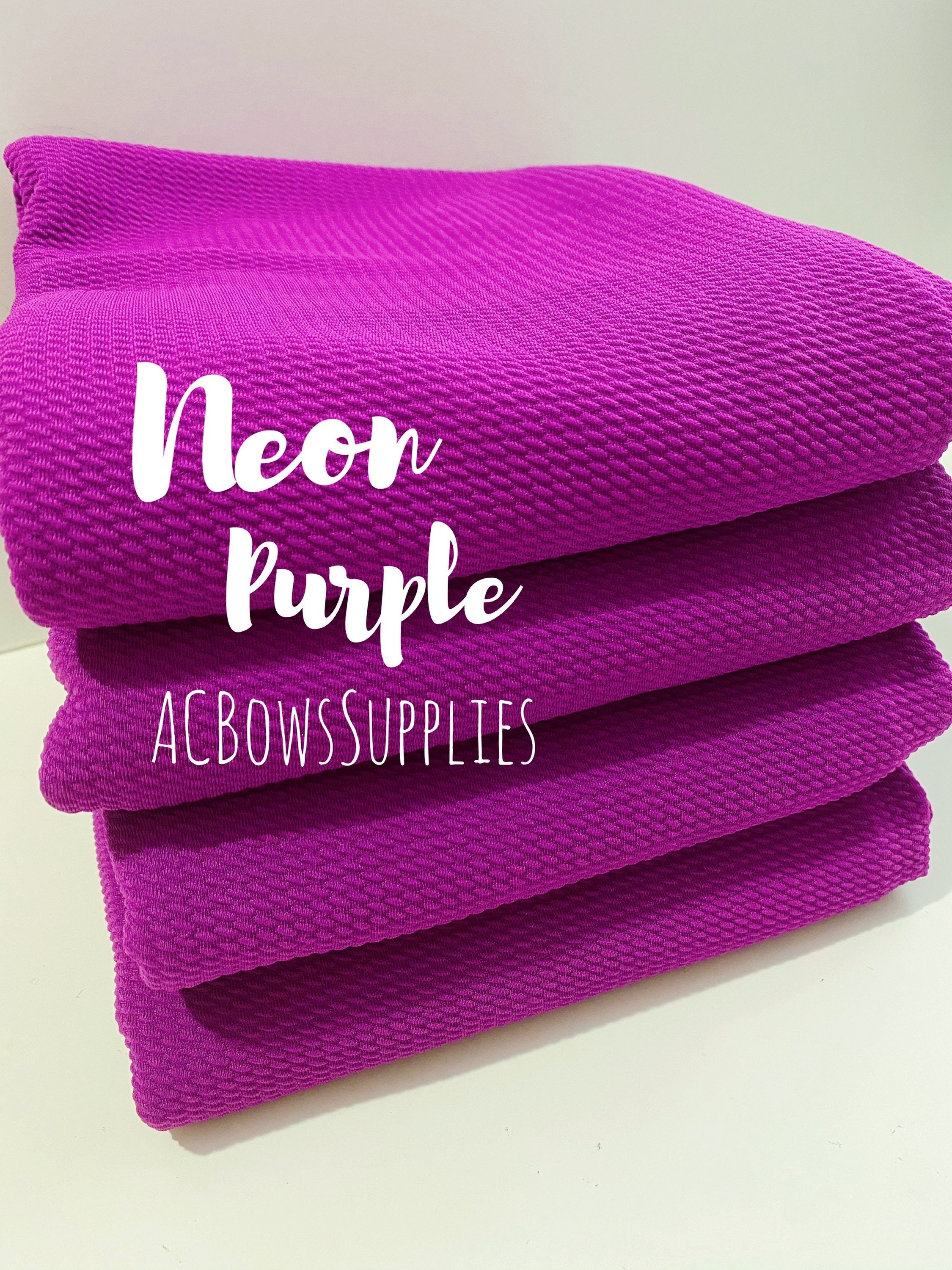 Bullet Fabric Neon Purple