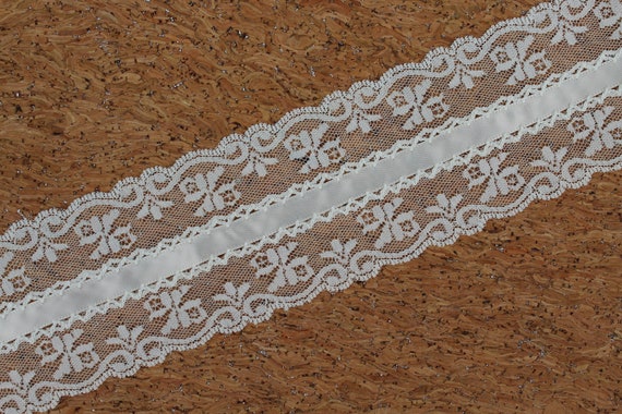 Ivory lace ribbon by the yard deals