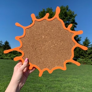 Splatter Pin Board | Cork Board (Multiple Sizes)