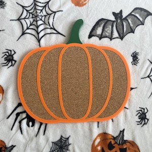 Pumpkin Pin Board | Cork Board (17" x 15.75")