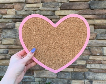 Heart Shaped Pin Board | Cork Board (Multiple Sizes)