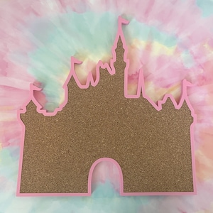 Large West Coast Castle Pin Board | Cork Board  (17.5&quot; x 16.75&quot;)