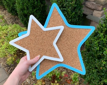 Star Pin Board | Cork Board (Multiple Sizes)