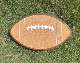 Football Shaped Pin Board | Cork Board (Multiple Sizes)