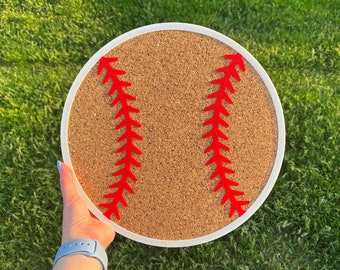 Baseball / Softball Pinboard | Corkboard | (Multiple Sizes)