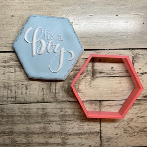 Hexagon Cookie Cutter | Honeycomb Cookie Cutter (Available in 2 Sizes)