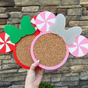 Peppermint Mouse Shaped Pin Board | Cork Board