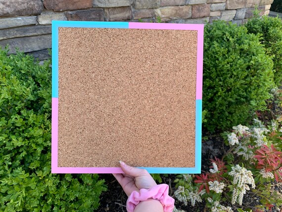 Choose Your Multi-color Pin Board Cork Board - Etsy
