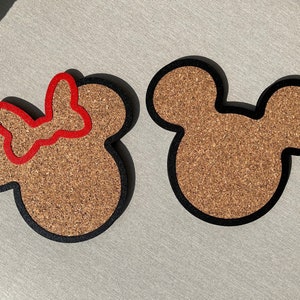 The Mouse Outline Set Pin Board | Cork Board