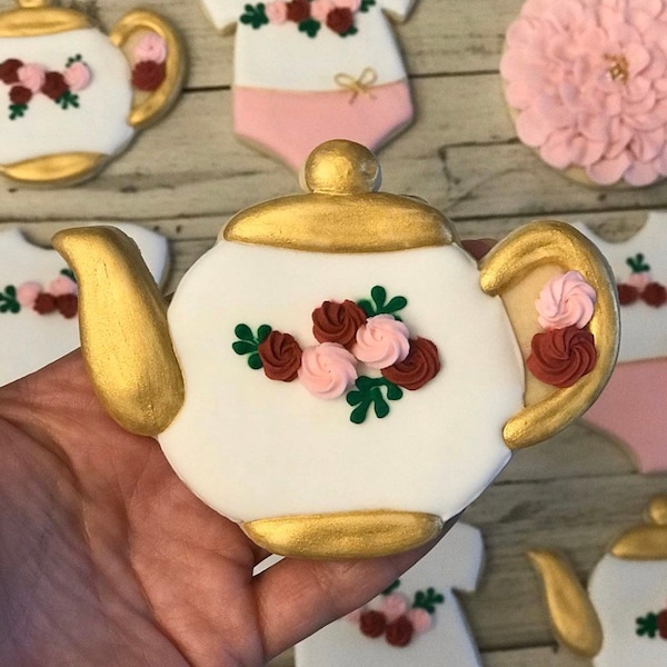 Teapot Cookie Etsy