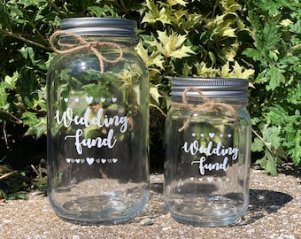 Wedding Fund Mason Jar Bank