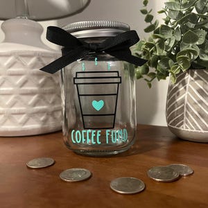 Coffee Fund Mason Jar Bank (Pint Size)