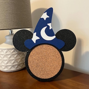 Mouse Shaped Pin Board | Cork Board with Sorcerer Hat