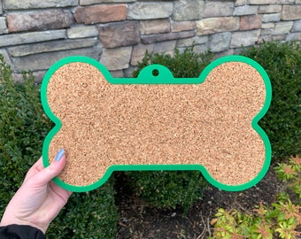 Hundeknochen Pinnwand | Korktafel (mehrere Designs)
