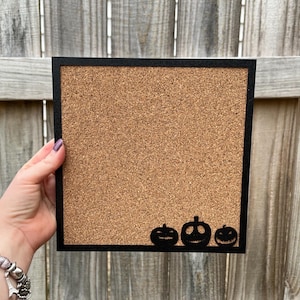 Halloween Pumpkins Pin Board | Cork Board (Multiple Sizes)
