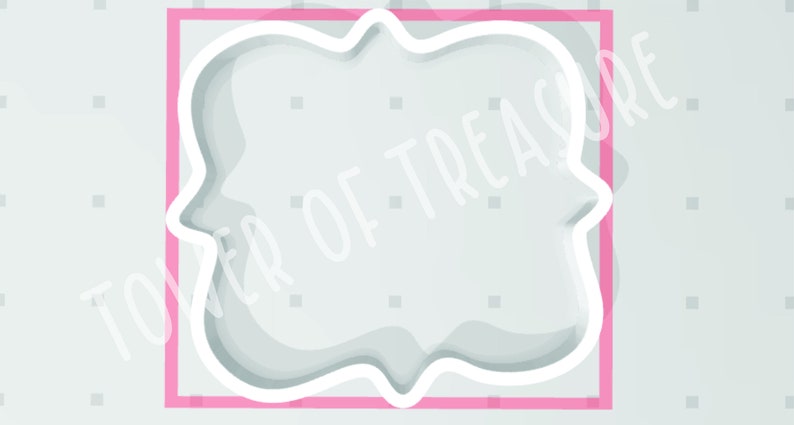 Plaque 2 Cookie Cutter
