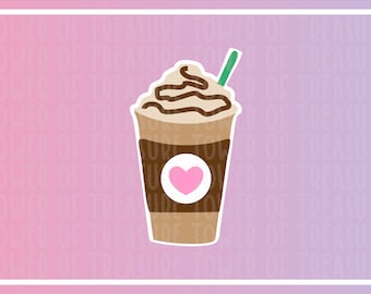Frappe Kaffee Ausstechform: 3D Gedruckter PLA Kunststoff