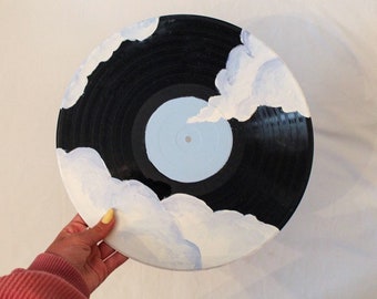 Painted Record Etsy