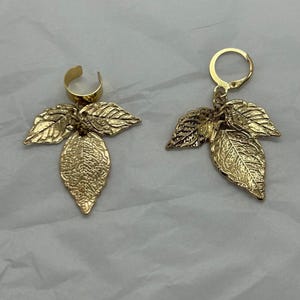 Genshin Inspired Golden Ear Cuff/Earring - Tighnari Casual Cosplay