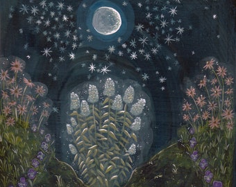 Night Garden giclee print