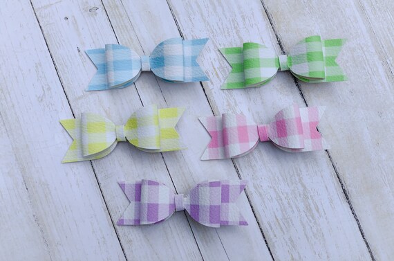 Mini Hair Bow, Pastel Easter Bows, Pastel Hair Bow, Easter Hair Bows, Mini Easter Bows, 3 Inch Hair Bow