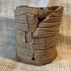 Rustic Hand Built Old Weathered Rock Wall Pot for Cactus, Succulent, Caudex (30.2)