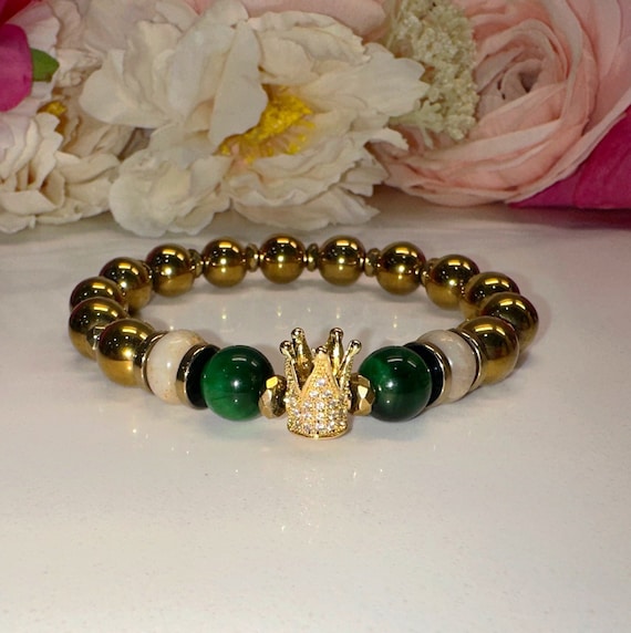 Green Tigereye Royalty Bracelet
