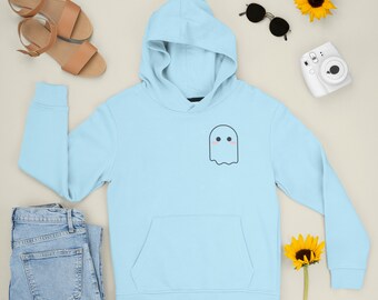 Falling For Boo Ghost Funny Halloween Sweatshirt, Halloween Hoodie, Halloween Clothing, Cute Ghost Sweatshirt