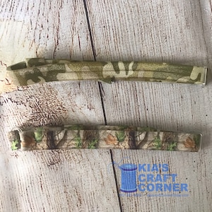 Adjustable headband, Camo headband, girl or boy headband, cochlear implant, Baha headband Connector NOT Included