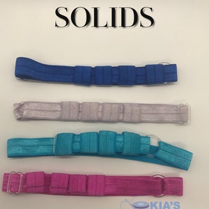 Solid color Adjustable headband, hearing aid headband, cochlear implant, headband for kids, BAHA headband (connector NOT included)