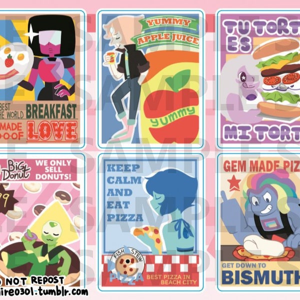 SU Food Poster Sticker