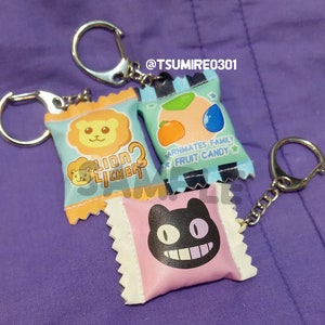 Steven Universe Treat Candy Keychain (Lapidot, Cookie Cat, Lion Licker)