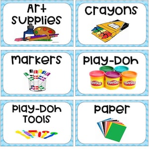 Toy Bin Storage Labels Printable - Etsy Israel