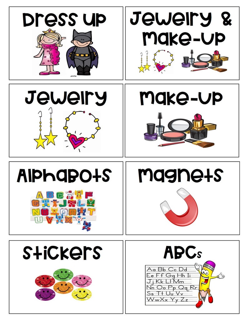 printable toy bin labels etsy