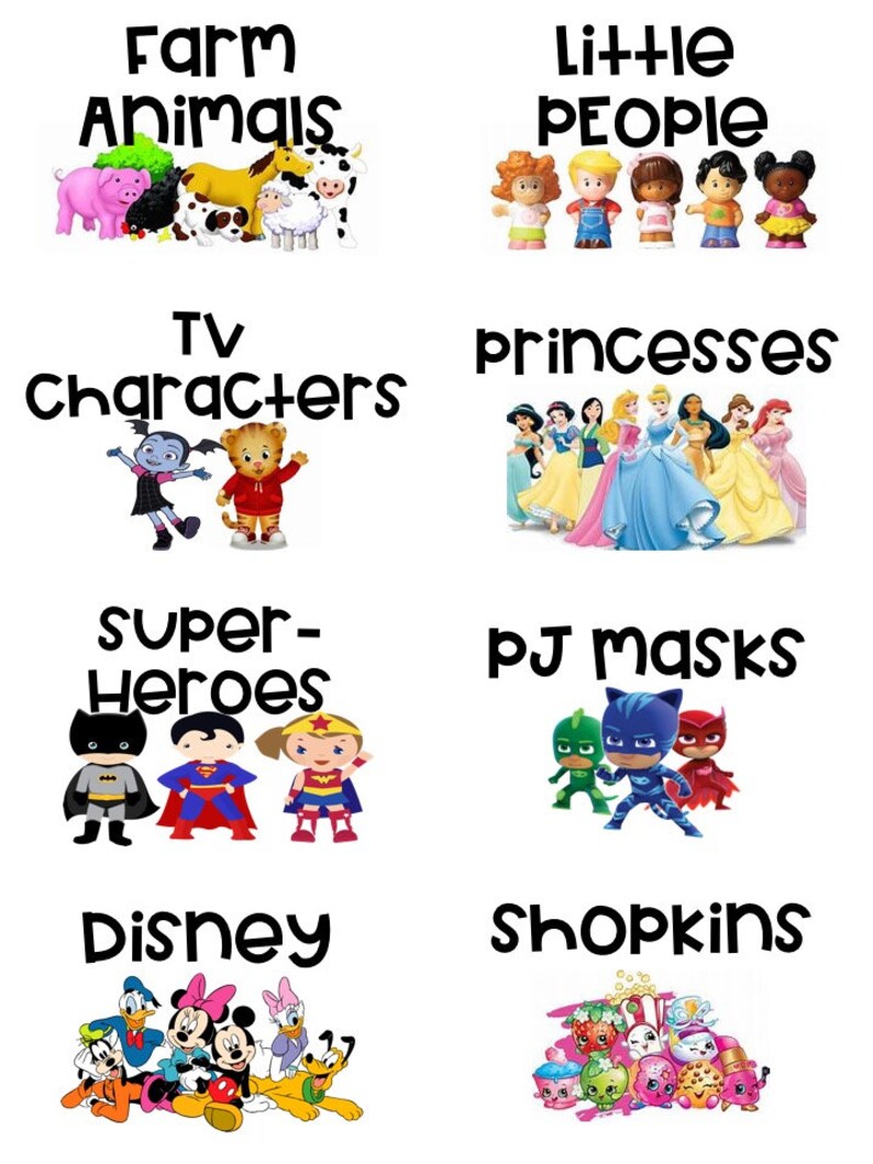 printable toy bin labels etsy