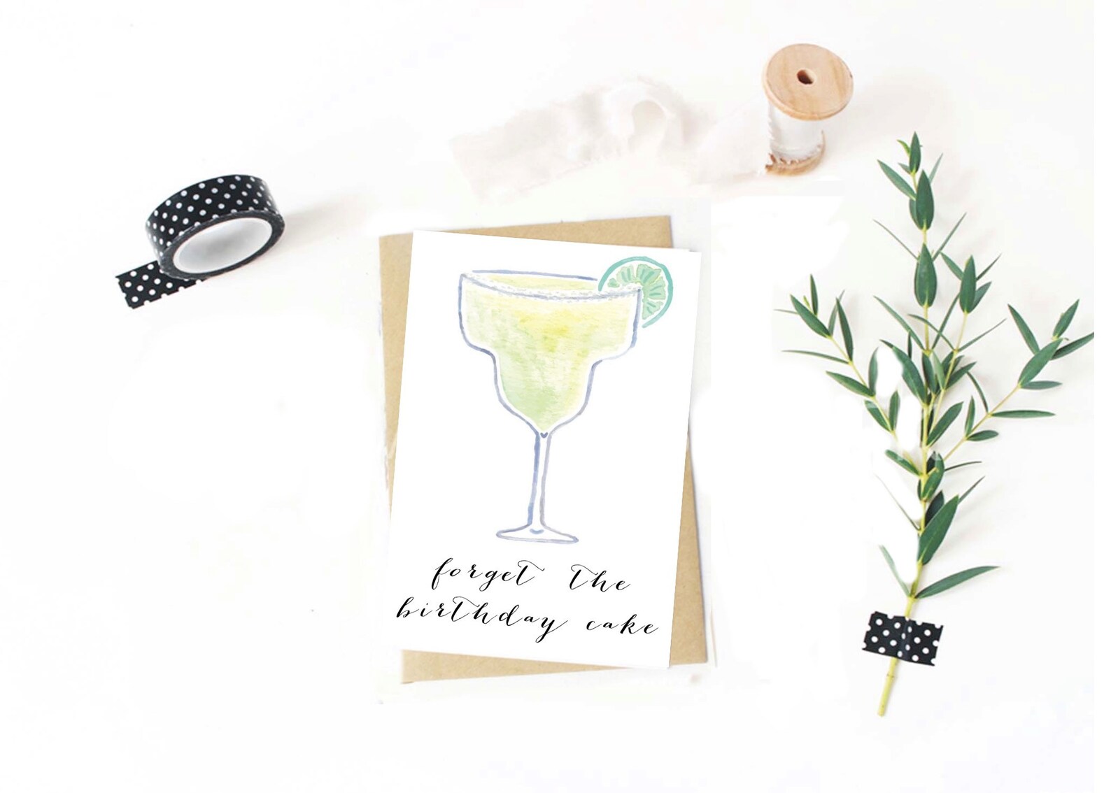 Margarita Birthday Card Etsy