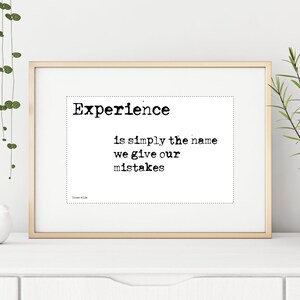 Oscar Wilde printable digital download quote