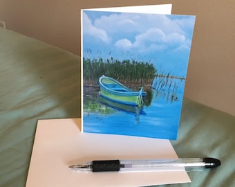 Blue Boat notecards