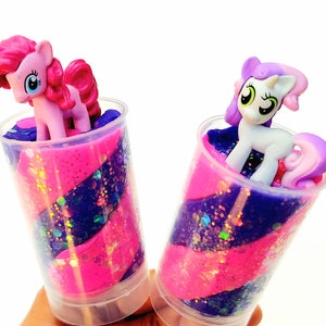 My Little Pony Party Party Favors, Playdough Sensory Kit Party Favor, Unicorn Party Favors, My Little Pony Birthday, Sensory Jars