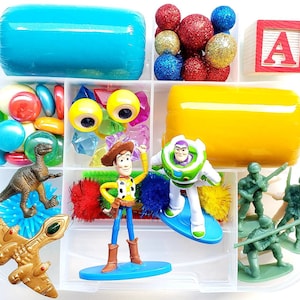 Toy Story, Playdough Kit, Sensory Kit, Sensory Bin, Sensory Kit for Toddlers, Christmas Gifts for Kids, Toy Story Birthday Gifts,Playdoh Kit