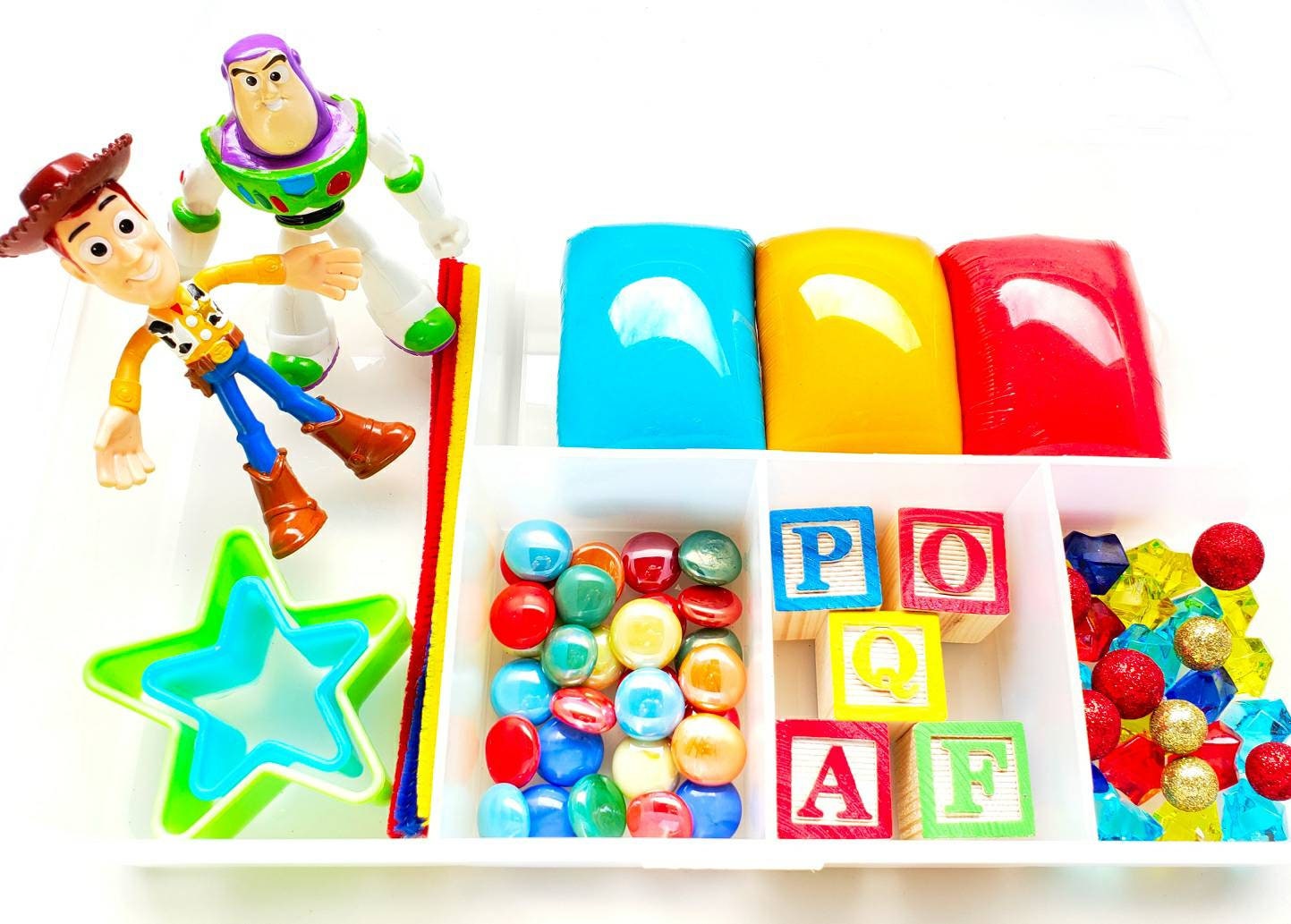 Toy Story Play Dough Kit Playdough Sensory Kit Play Doh Kit Etsy