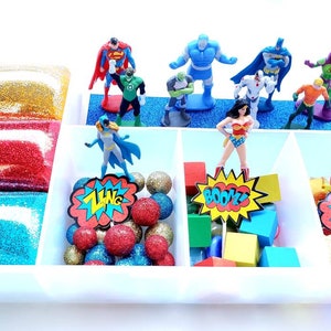 Superhero play doh sale