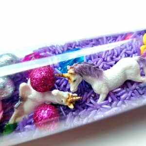 Unicorn Sensory Bottle, Calm Bottle, I Spy Sensory Bottle, Sensory Bottle Baby, Stress Relief for Kids, Sensory Party Favor, Sensory Bottles